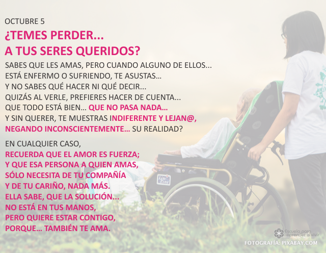 ¿Tienes miedo... de perder a tus seres queridos?